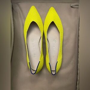 Rothy's Customized Salts/Electric Yellow Points- Size 8